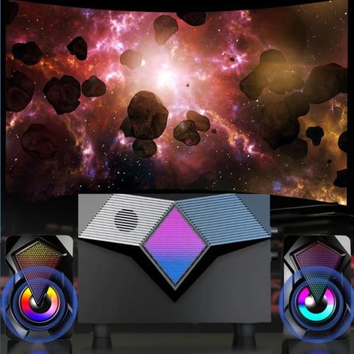 RGB Computer Gaming Speakers – Dynamic LED Lighting