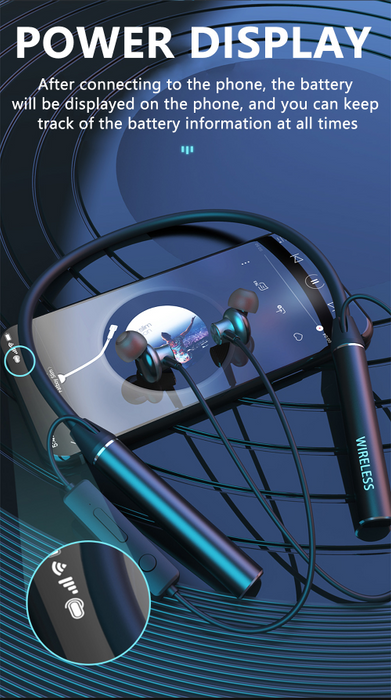 100-Hour Sports Bluetooth Earphones