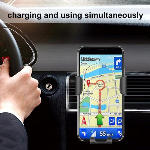 10W Fast Wireless Charger with Car Mount Holder