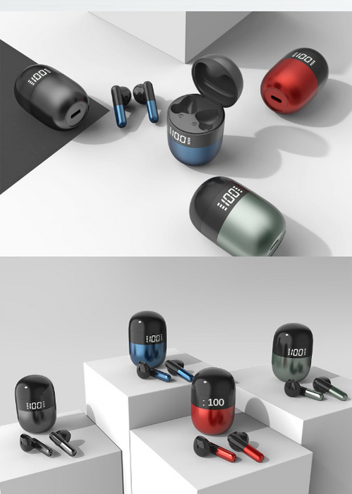 High-Fidelity Bluetooth TWS Sports Earbuds – Comfortable Wireless Headsets with Stereo Sound