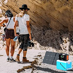 FlashFish 200W Portable Power Station – 40,800mAh Solar Generator with Fast Charging and Backup Power