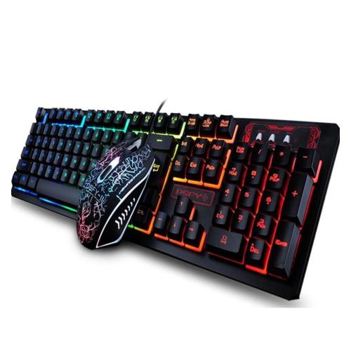 Z4 104 Keys LED Flame Gaming Keyboard and Mouse Combo