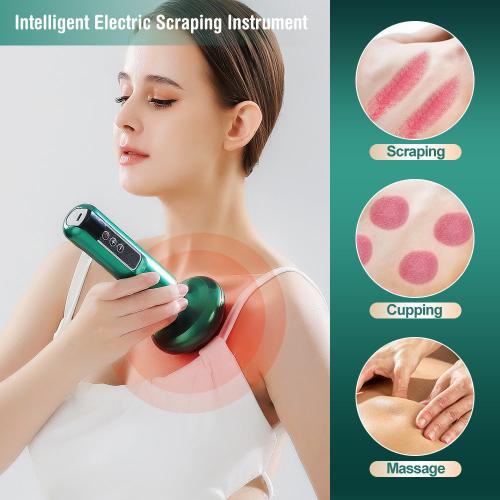 Electric Cupping Massager with Vacuum Suction for Gua Sha and Anti-Cellulite Therapy