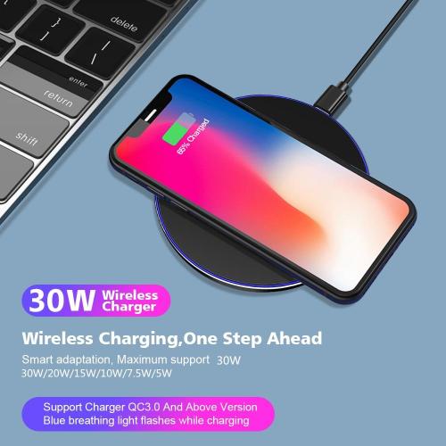 30W Fast Wireless Charging Pad